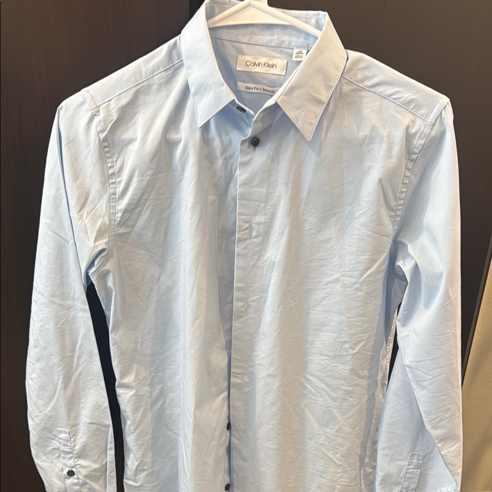 Calvin Klein Boys Light Blue Shirt